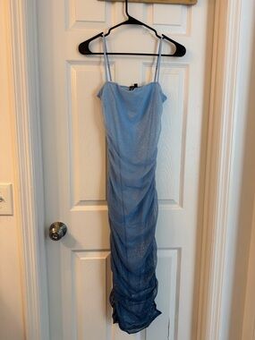 chinese dress ladies Abigail Ruched Satin Mermaid Dress main image 1